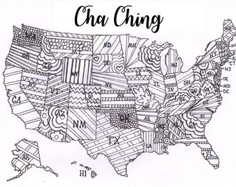 Election map Etsy photograph about Printable Electoral College Map referred to as Election map Etsy